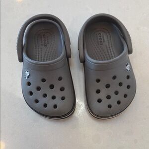 CROCS Kids Charcoal Slippers